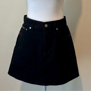 Calvin Klein Black Denim Mini Skirt 🖤